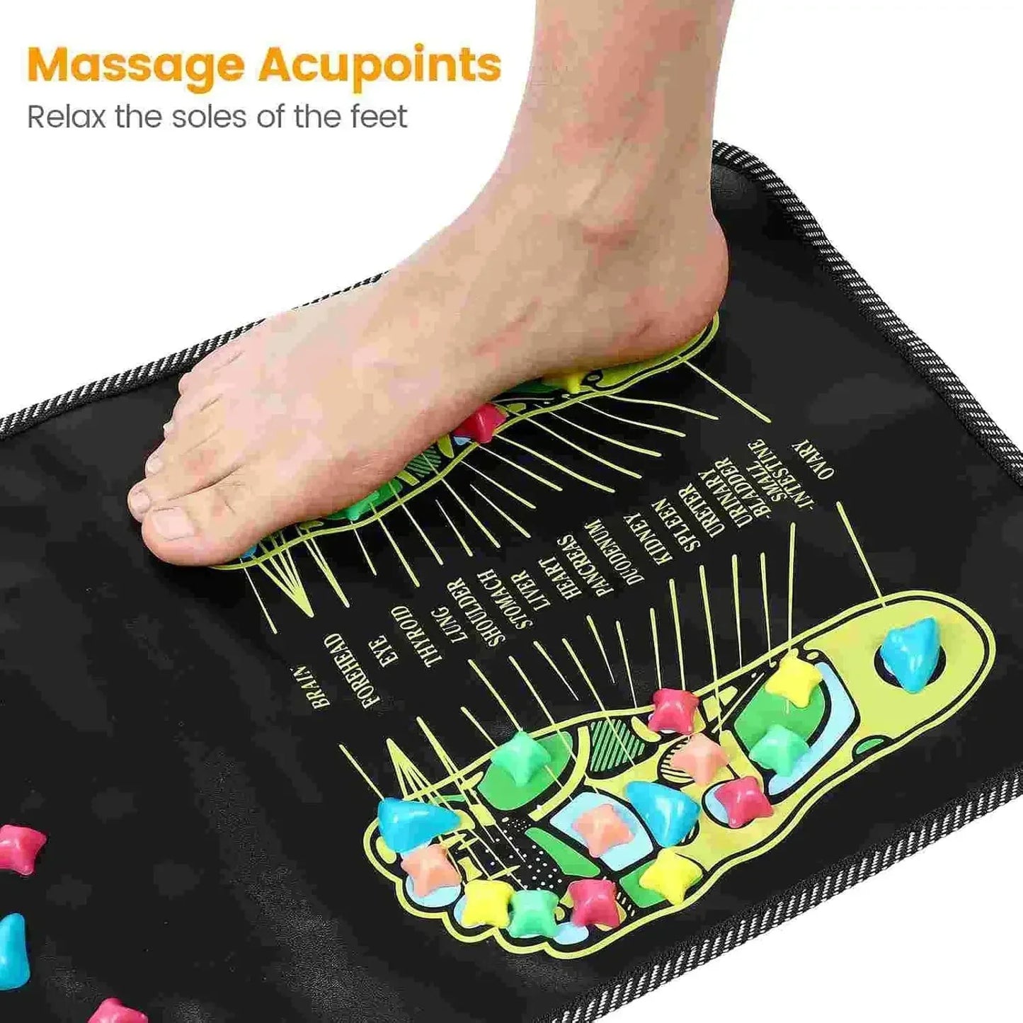 Premium-Fuß massage kissen mit Finger druckplatte und Gänse-Weich steins traße-lindert Schmerzen und beruhigt müde Füße