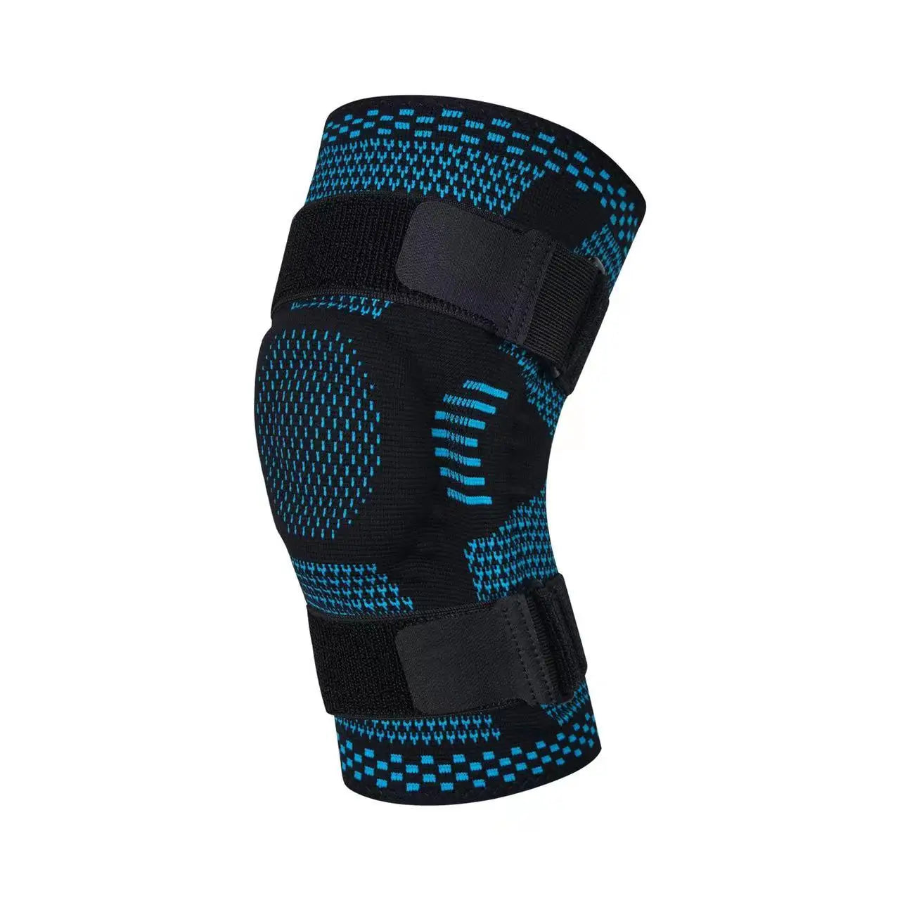 1 Stück Kniebandage, Kompressionsmanschette mit Seitenstabilisatoren und Patella-Gel für Knieschmerzen, Meniskusriss, ACL-Verletzungserkennung